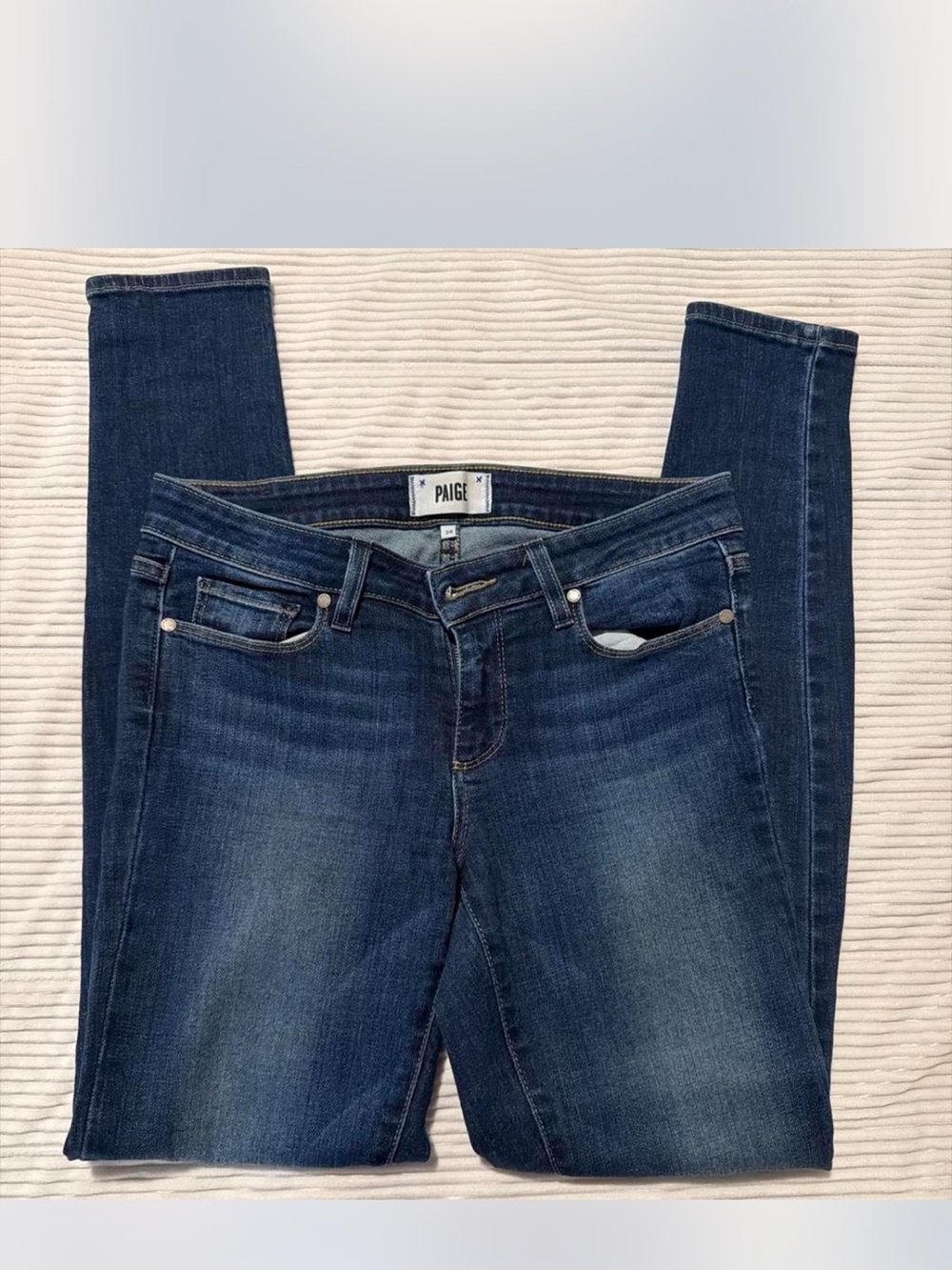 PAIGE Indigo Blue Skinny Jeans